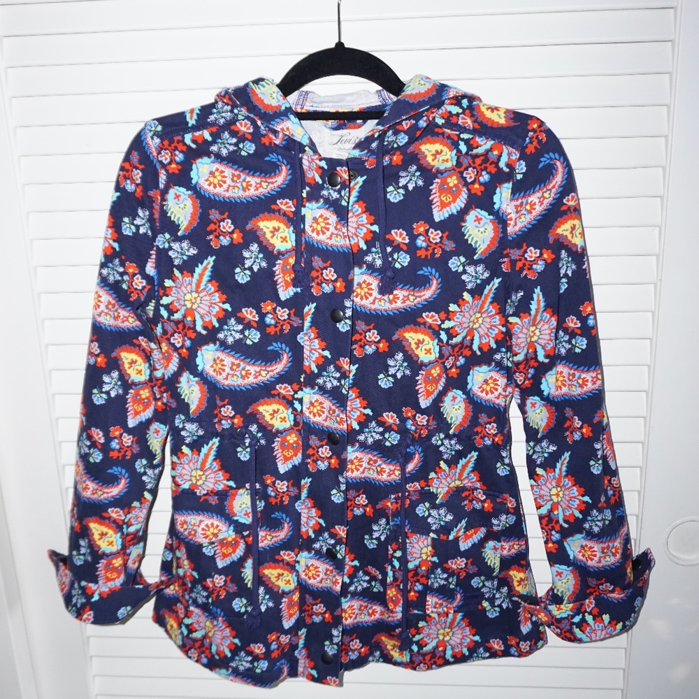 Levi's Multi-colored Paisley Denim Utility Jacket